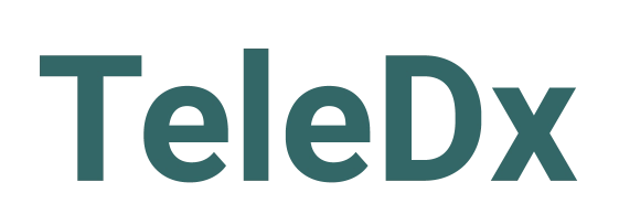 Logo de TeleDx en verde